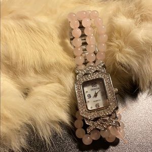 Watch with band and stretches,